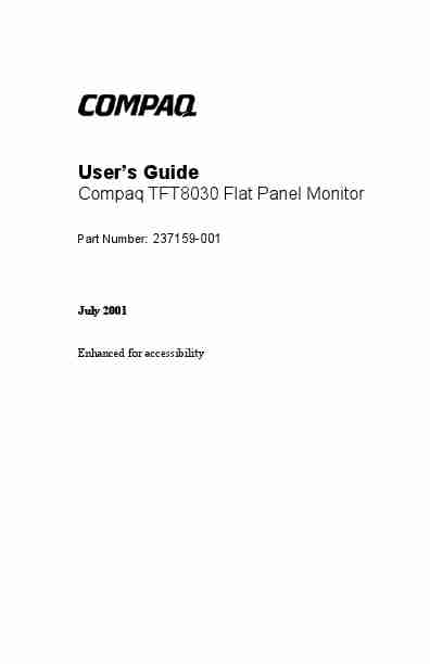 Compaq Computer Monitor 8030-page_pdf